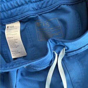 Figs Vibrant Blue Scrub Pants